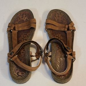 Teva Venture Cork Strappy Sandals Brown 10